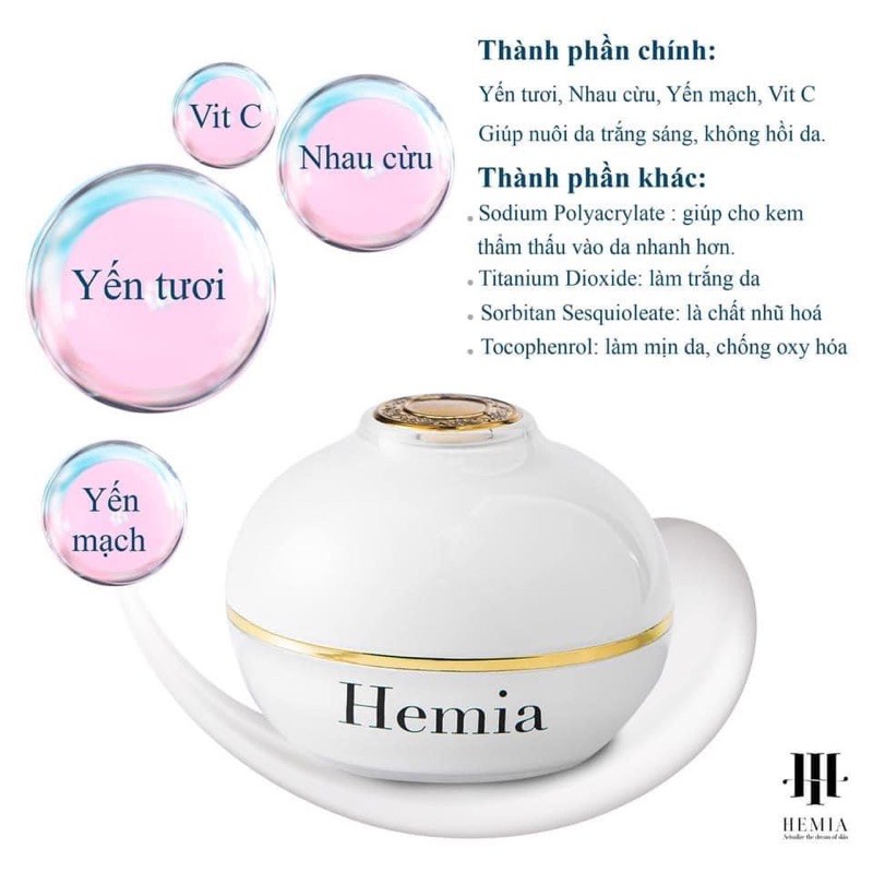 CHÍNH HÃNG Kem Body Thạch Tuyết Hemia ( xuất xứ Hàn Quốc)