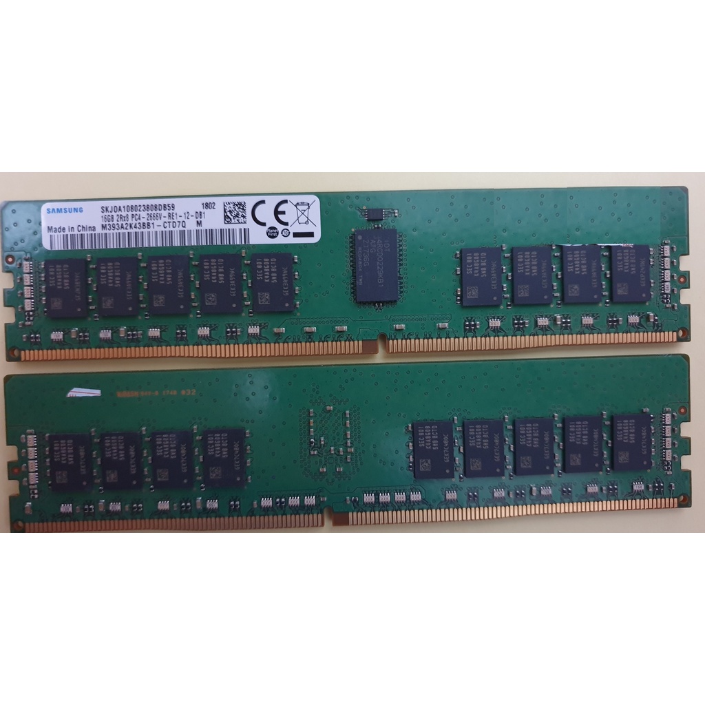 RAM Server DDR4 8GB, 16GB, 32GB ECC REG bus 2666, 2400 hoặc 2133 - RAM tháo máy chính hãng | BigBuy360 - bigbuy360.vn