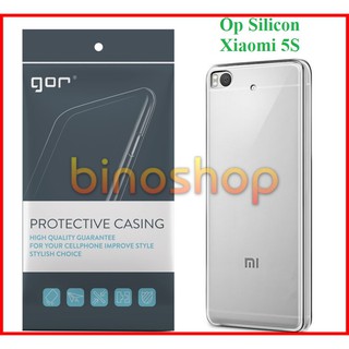 Ốp dẻo silicon trong suốt Xiaomi 5S Flus - Gor