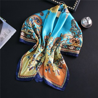 Khăn lụa vuông 90*90 làm áo hotrend