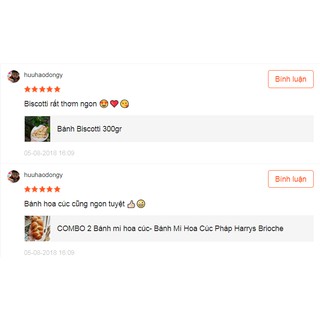 Bánh Biscotti nguyên vị
