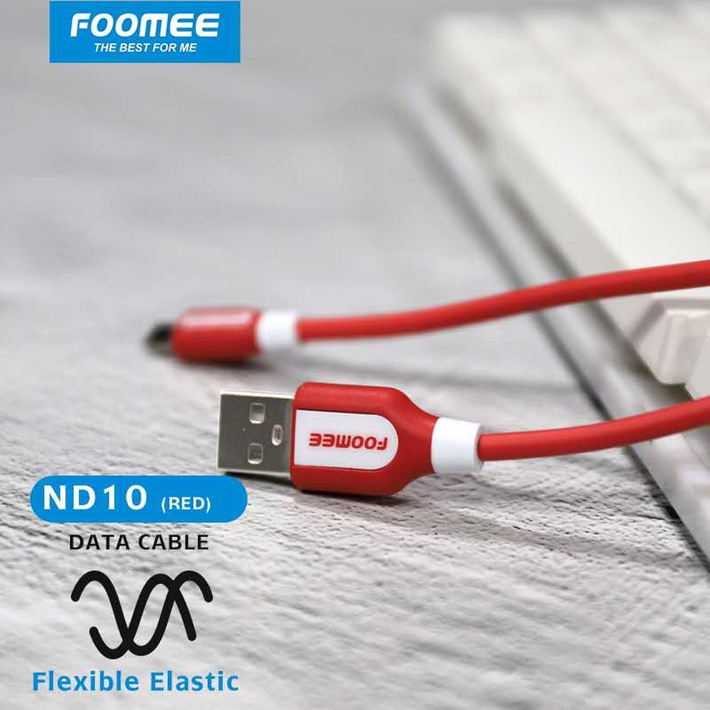 Dây Cáp Sạc Truyền Dữ Liệu Micro Usb Màu Đỏ