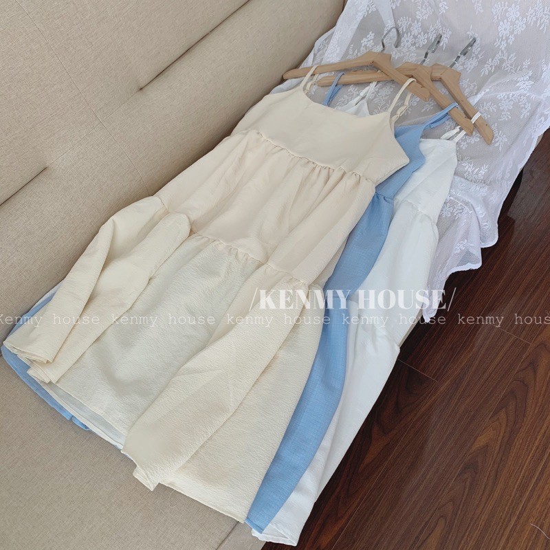 Đầm hai dây babydoll xinh 🍀