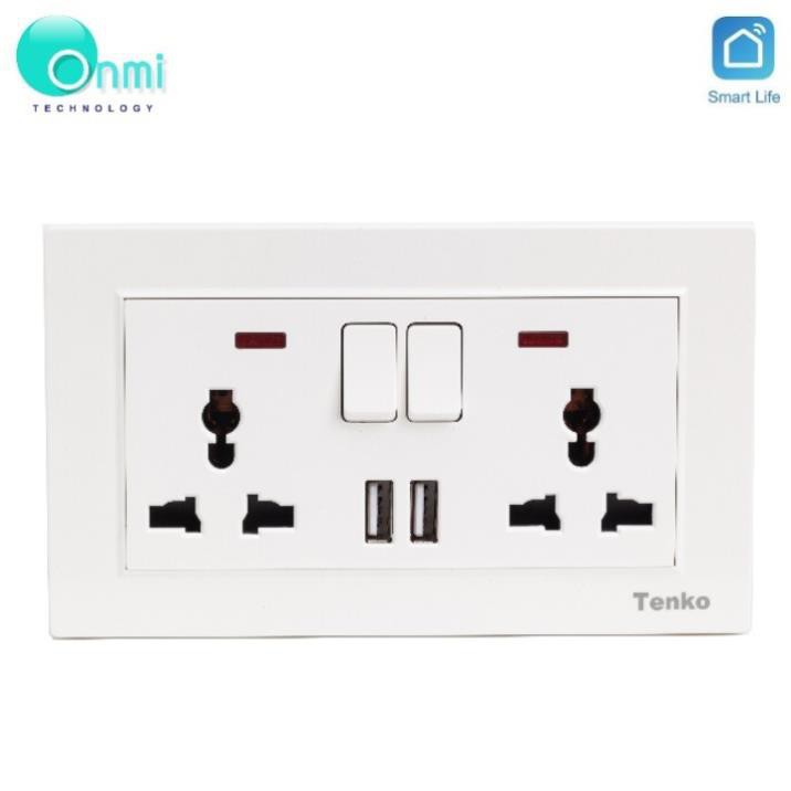 Bán sỉ - Ổ cắm điện đa năng có tích hợp cổng sạc USB cao cấp hàng Tenko - ONMI.VN chính hãng.