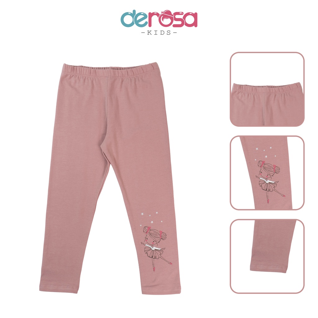 Quần Legging Bé Gái (2 - 6 tuổi) DEROSA KIDS AWKD273Q