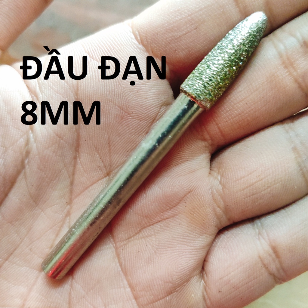 Mũi mài đá, mũi mài kim cương, đủ hình/ đủ size, cán 6mm