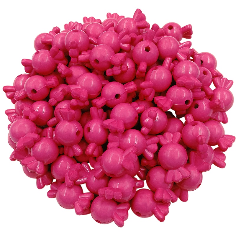 Set 30 Hạt Nhựa Acrylic Nhiều Màu Kích Thước 22x12mm Làm Trang Sức Thủ Công