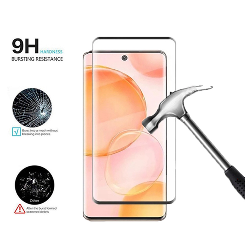 Kính Cường Lực 9D Viền Cong Bảo Vệ Ống Kính Máy Ảnh Cho Honor 50 6.57 "Honor50 NTH-AN00 NTH-NX9 Ốp