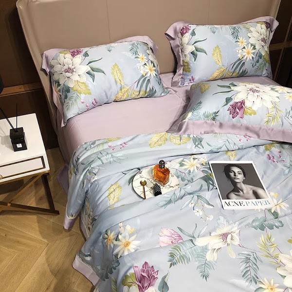 1m3 vải lụa tencel 60s khổ 2m5, chuyên dùng may ga gối