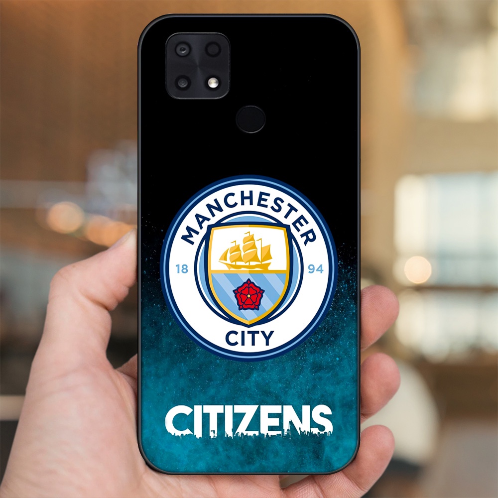 Ốp lưng Xiaomi Poco C40 viền đen in hình Manchester City MC
