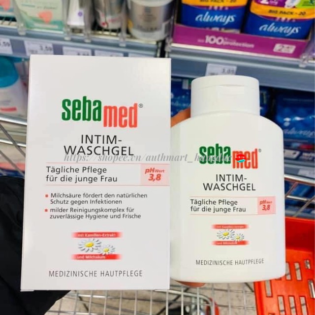 Dung Dịch Vệ Sinh Phụ Nữ Sebamed pH 3.8 200ml