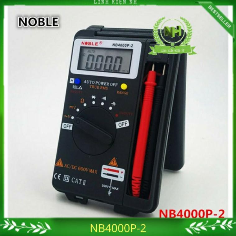 Đồng hồ vạn năng điện tử NOBEL NB4000P-2 Đo Tụ và Tần số Loại Tốt