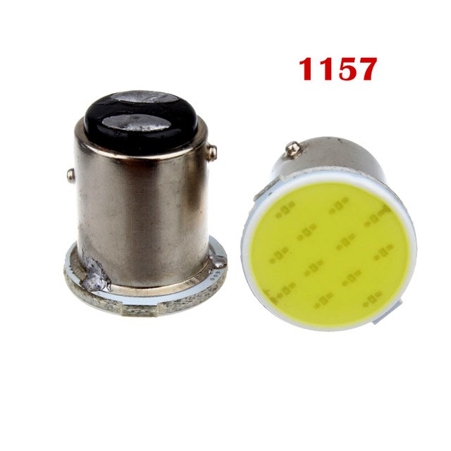 1 bóng đèn LED 1157 Bay15d 1156 BA15S 12V 24V siêu sáng cho xe hơi