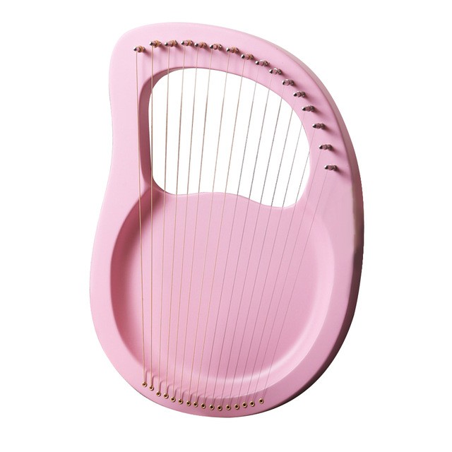 [LYRE 16 DÂY NGUYÊN KHỐI] Đàn lyre 16 dây MOLIN-Harp00165P âm vang hay chuẩn Xanh Dương -Nâu Đậm-Hồng