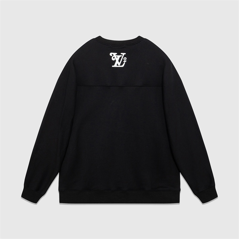 L-simple Áo Sweater Nhiều Màu In Biểu Tượng Logo Trước Và Sau Thiết Kế Khâu Đơn Giản Đa Năng Thời Trang