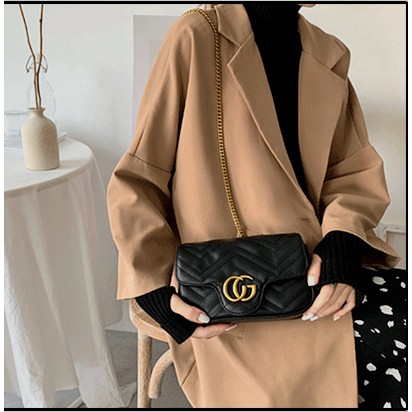 Túi Xách Nữ Đeo Chéo Gucci 💖 𝑭𝑹𝑬𝑬𝑺𝑯𝑰𝑷 💖 Khóa Gập Thời Trang 2020 Sành Điệu Trẻ Trung