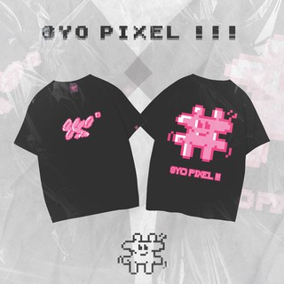 Áo thun 8YO PIXEL PINK - Đen