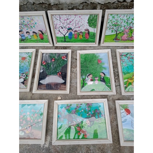 Khung Hình Treo Tường , Khung Ảnh Trang Trí - Mặt Mica trong suốt, sang trọng