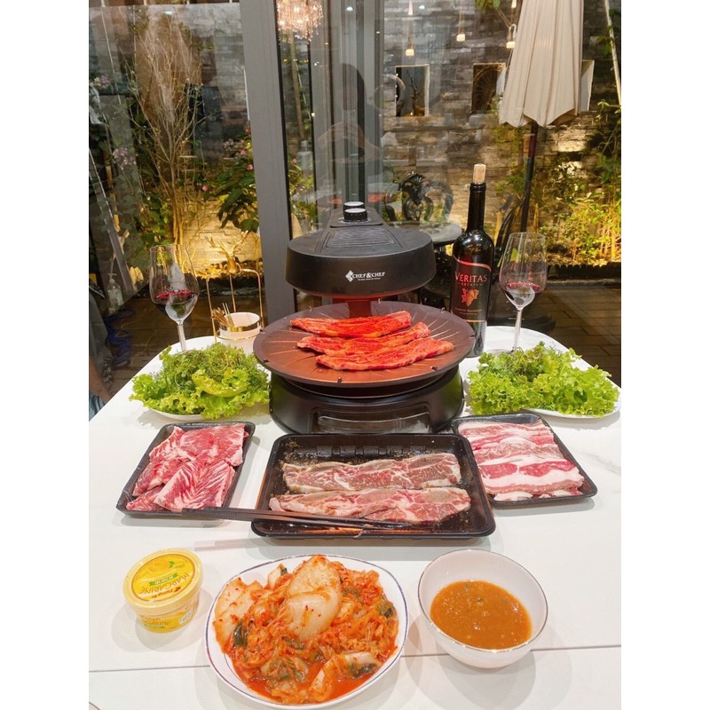 Bếp điện nướng Chef&amp;Chef BBQ không khói Hàn Quốc