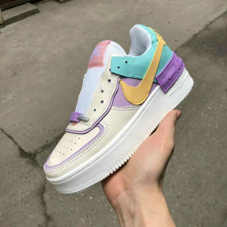 ⚡️Giày Thể Thao Nữ AF1 7 Màu ❤️Cầu Vồng Cực HOT 2021