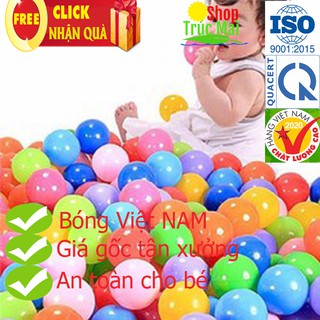100 BÓNG NHỰA MỀM CHO BÉ