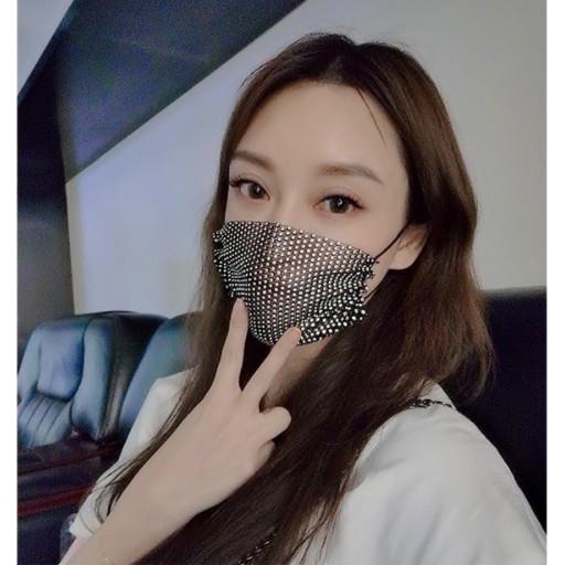 [Mã FAMAYFA giảm 10K đơn 50K] (HÀNG NEW)_KHẨU TRANG ĐÍNH ĐÁ THỜI TRANG LẤP LA LẤP LÁNH ( 1 CHIẾC)_CHẤT LƯỢNG_SANG TRỌNG