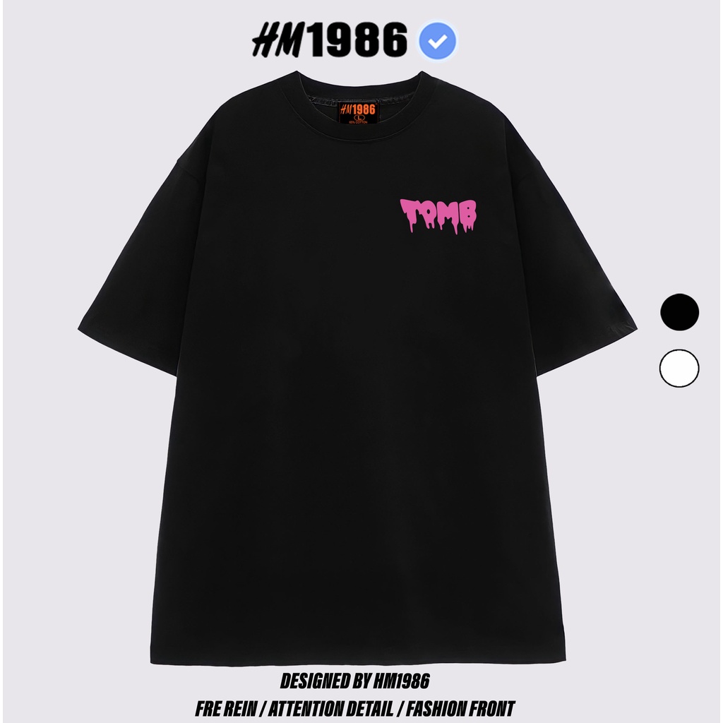 Áo thun tay lỡ form rộng unisex HM1986 3116