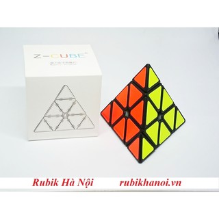Rubik Pyraminx Zcube Có Nam Châm Đen/Stickerless/Transparent