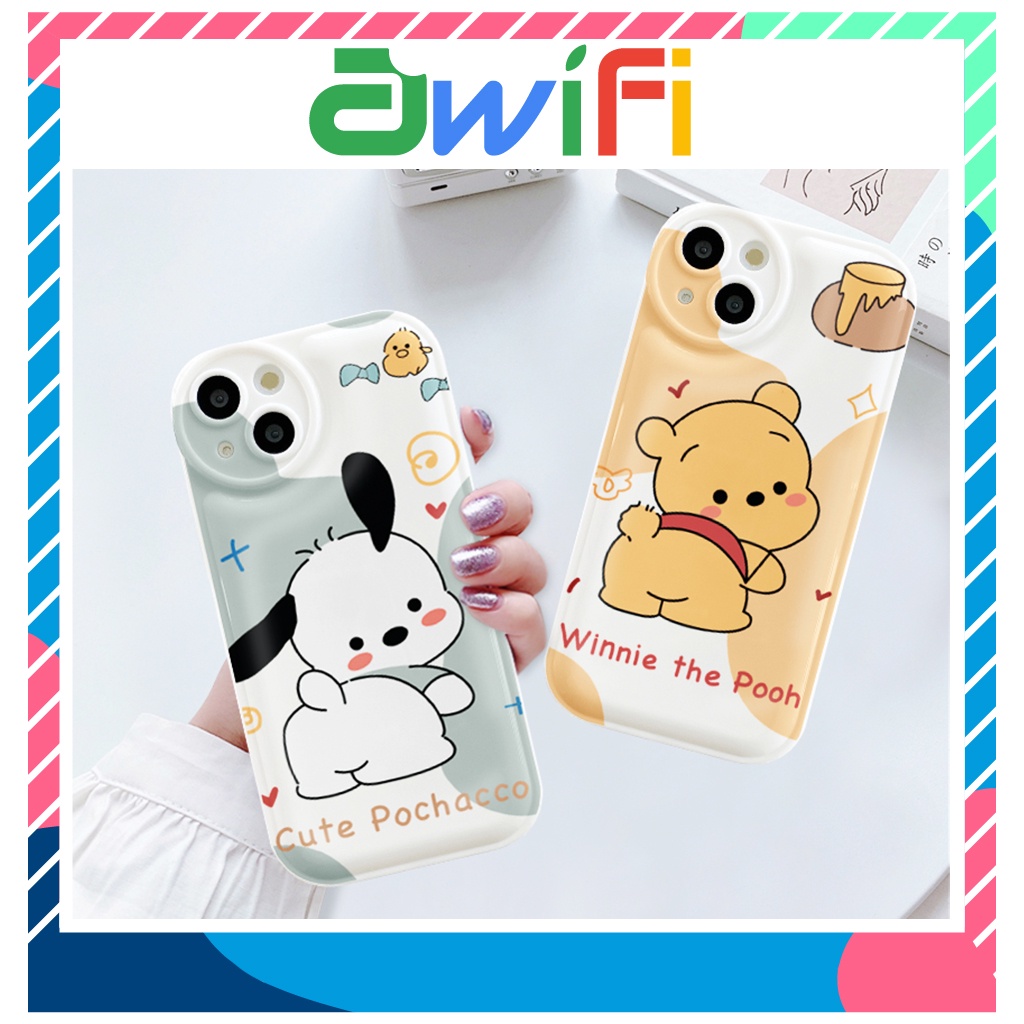 Ốp lưng iphone đệm khí cute pochacco 6/6plus/6splus/7/7plus/8/8plus/xs/11/12/13/pro/max/plus/promax - Awifi U3-7