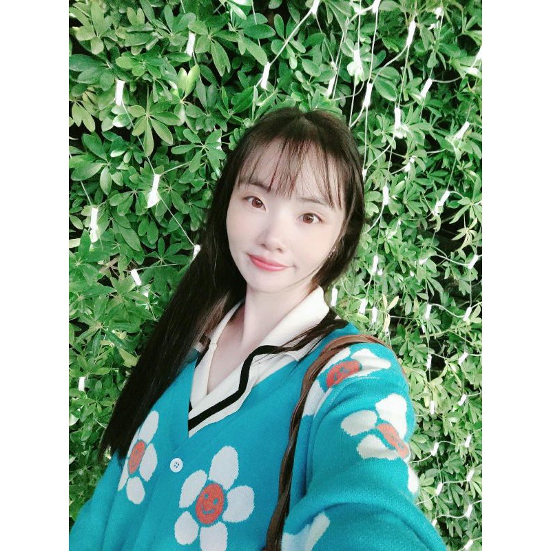 [Sẵn] Áo khoác cardigan len mỏng họa tiết hoa xinh (ảnh thật) | BigBuy360 - bigbuy360.vn