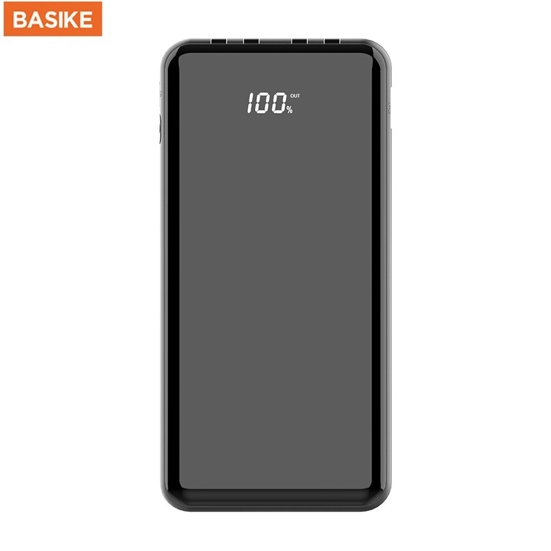 Sạc dự phòng BASIKE 10000mAh màn hình kỹ thuật số tích hợp đầu ra 2.1a cho điện thoại Android iPhone