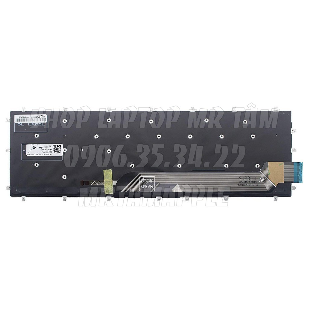 (KEYBOARD) BÀN PHÍM LAPTOP DELL 7566 dùng cho Inspiron 15-5000 5565 5567 5568 5570 5575 5775, 15-7000 7566 7567 7577