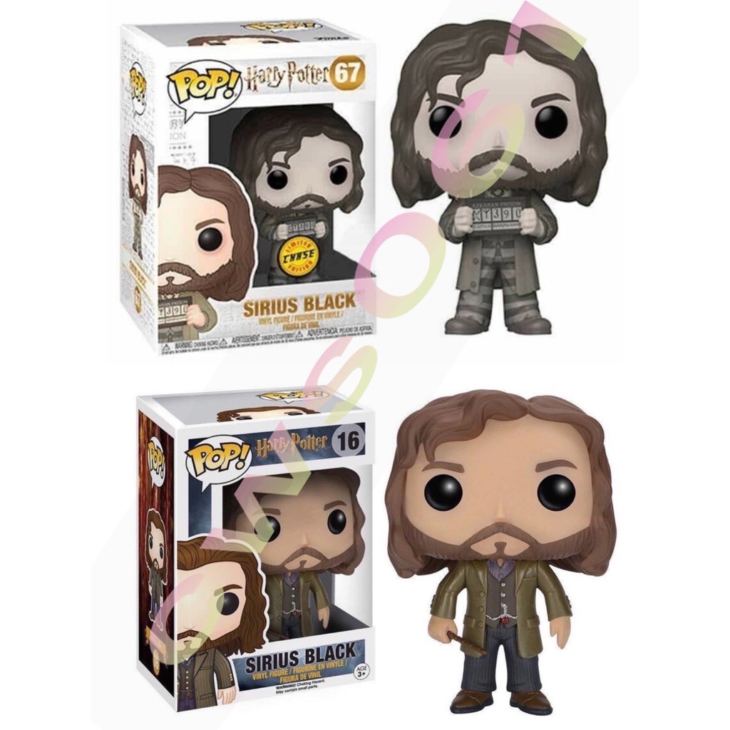 Funko POP Vinyl Hình Harry Potter - 16 Sirius Black Chase Độc Quyền 67 Đồ Chơi Hành Động