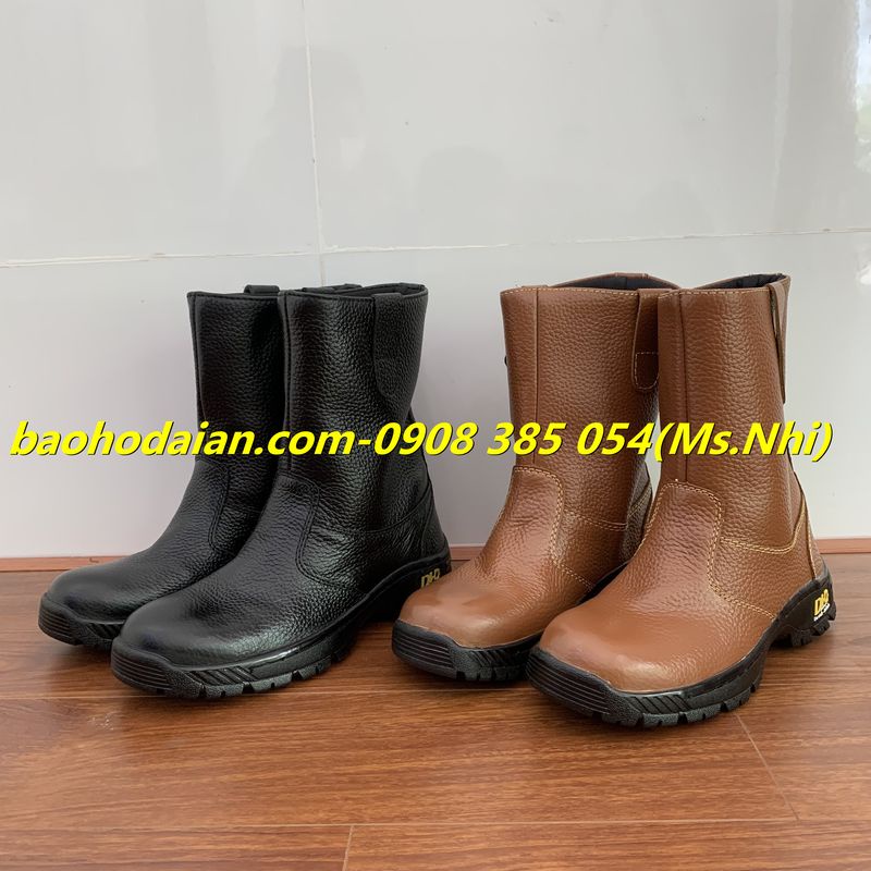 Ủng da bảo hộ lao động chính hãng DH Group- Hình thật