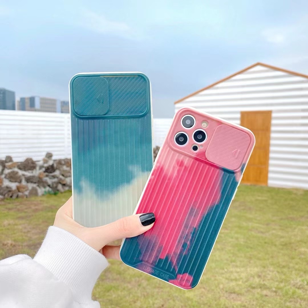 IPhone 12/12 PRO/12 PRO MAX Case Apple 11 Creative Watercolor TPU Push Pull Lens Xsmax Case IPhoneX / XS / XR / XS Max / 8/8 Plus / 7/7 Plus / 6 / 6Plus / 6s / 6s Plus Vỏ, Bao & Ốp Lưng