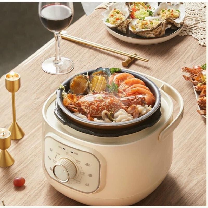 (BẢO HÀNH 12 THÁNG)Nồi áp suất điện đa năng YLB-A20U1 2L Nấu Cháo, Ninh Xương Siêu Tiện Lợi