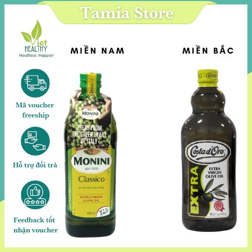 Dầu olive chai 500ml Viethealthy