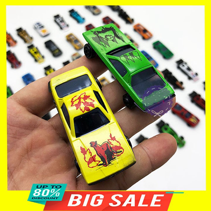 [ Flash Sale ] Combo 2 chiếc ô tô đồ chơi cho bé bằng sắt ngẫu nhiên