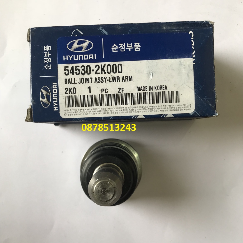Rô tuyn trụ đứng càng A xe Kia Morning, Hyundai I10 Mã:545302K000