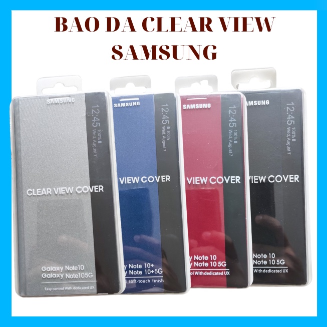 Bao da clear view N10 / N10 Plus Samsung