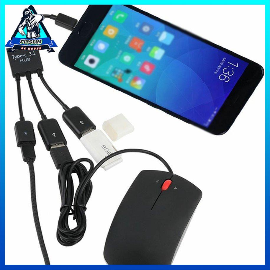 Cáp mở rộng USB Hub Type-c 3 Dây mở rộng tương thích Cáp dữ liệu nhanh [8/22]