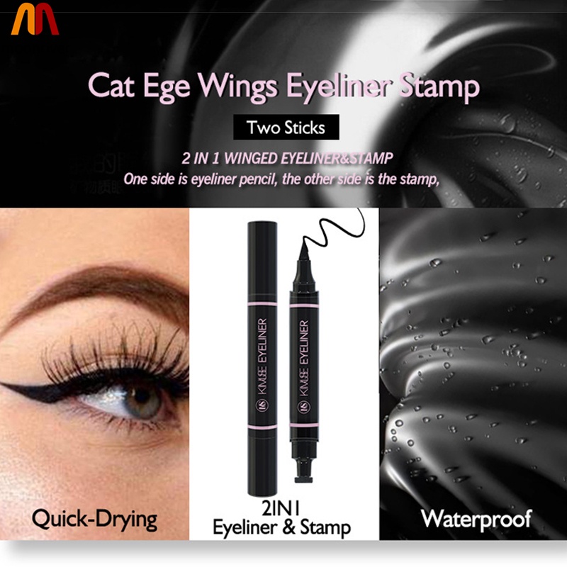 (Hàng Mới Về) Bút Kẻ Mắt Dạng Lỏng Hai Đầu Chống Thấm Nước Và Mồ Hôi Chuyên Nghiệp | BigBuy360 - bigbuy360.vn