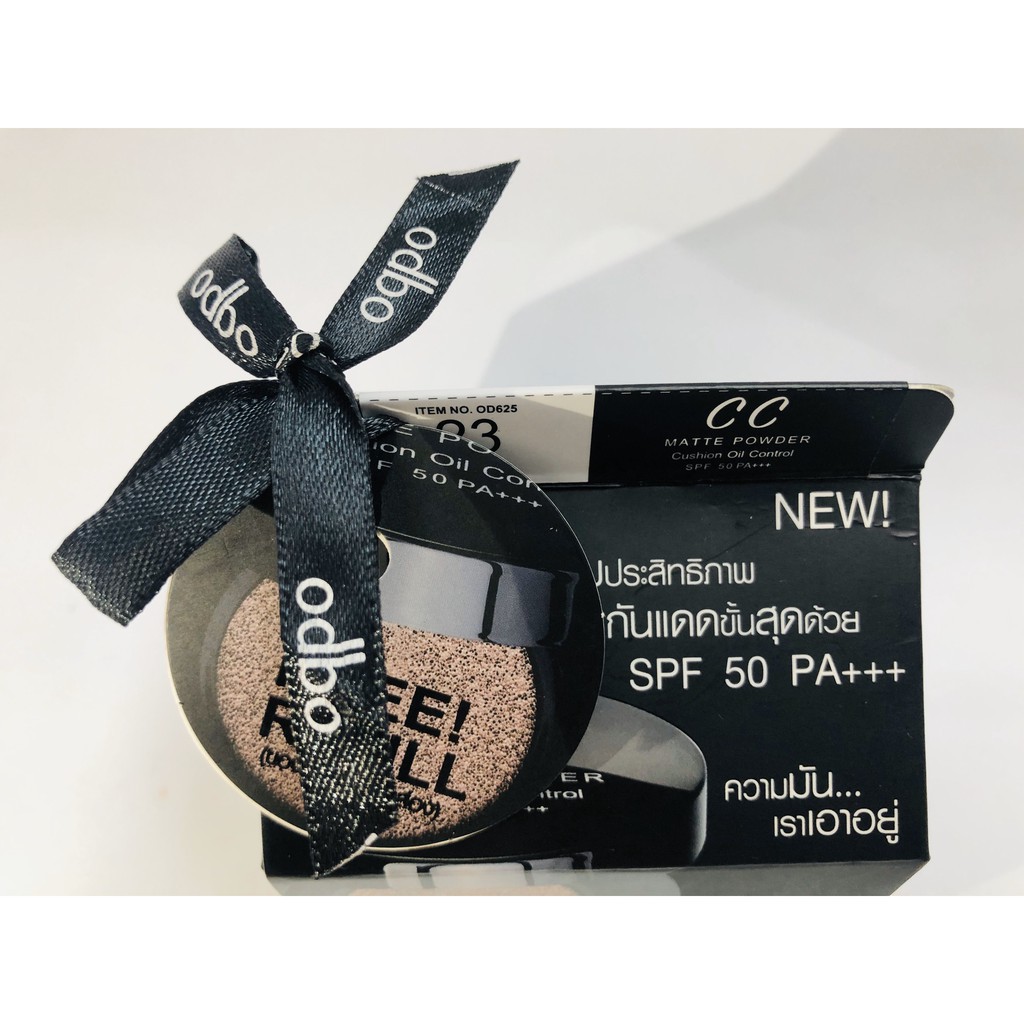 Phấn Nước CC ODBO Cushion Matte Powder Oil Control (Kèm Lõi Refill)