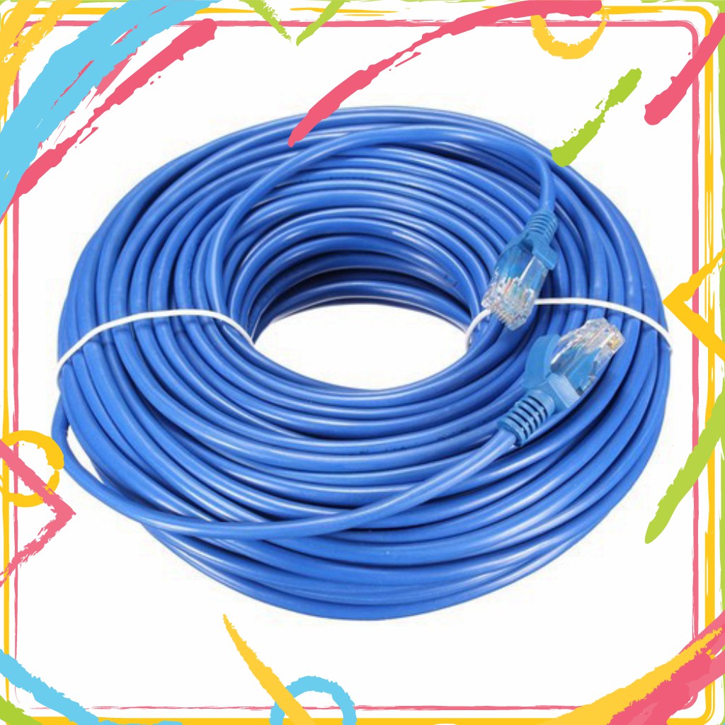 💚 Dây mạng Cat5e bấm sẵn 2 đầu, đã test, dài 5-25 m  - Loại tốt®