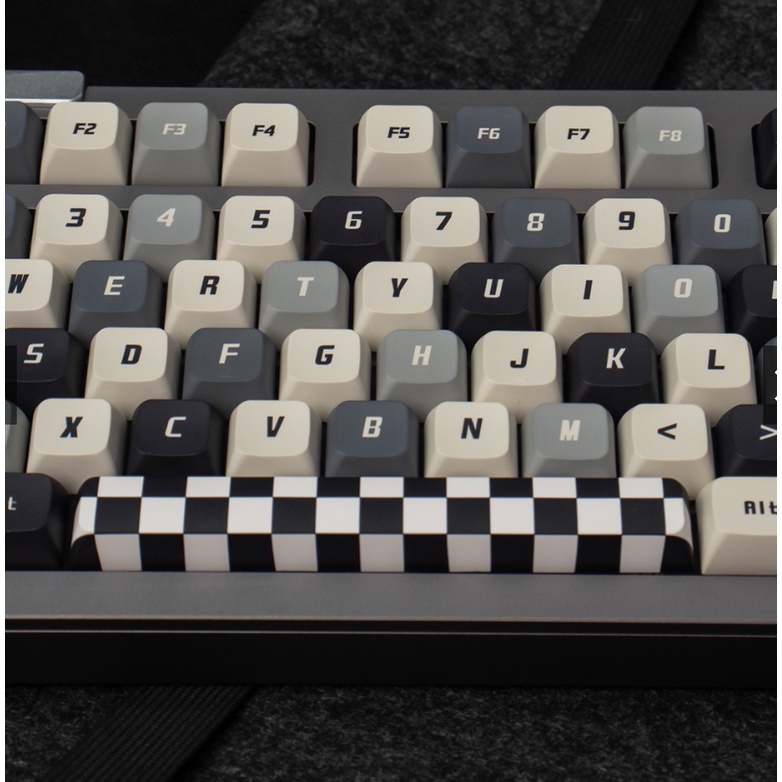 Nút Bàn Phím Cơ PBT 135 Phím Không Màu Cho 7U Space Bar 1.75U 2U