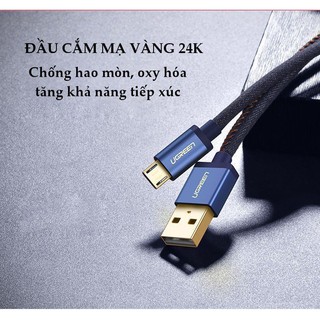 Cáp Micro USB / USB 2.0 chính hãng Ugreen US246