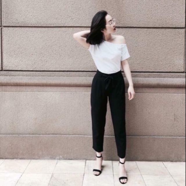 Quần nữ ống sớ nơ