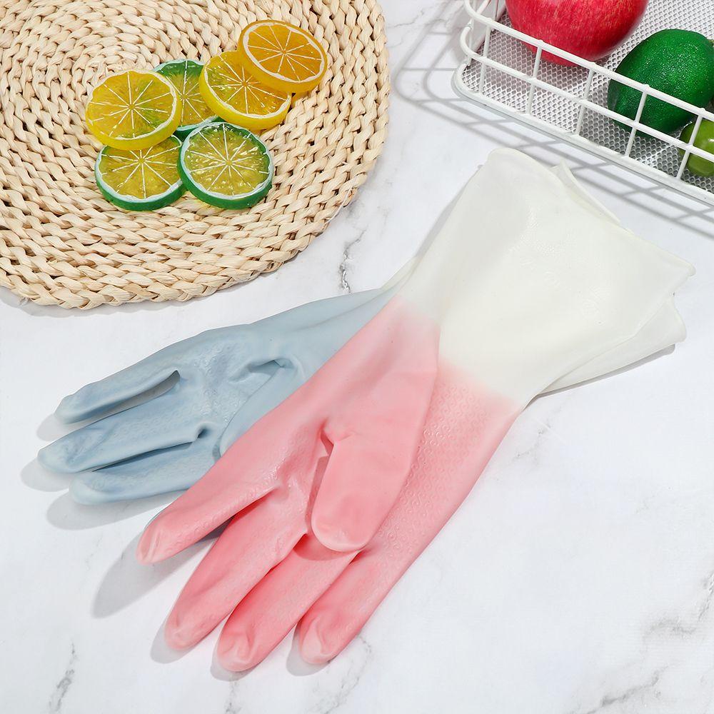 Găng Tay Cao Su Silicone Chống Trượt Có Thể Tái Sử Dụng Dùng Rửa Chén
