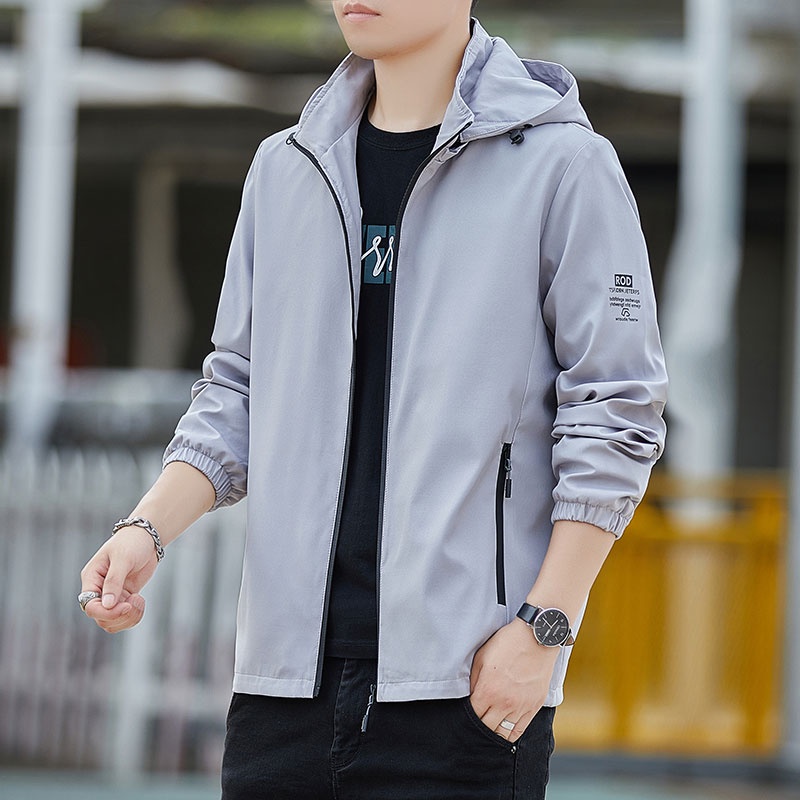 Áo Khoác Bóng Chày Màu Trơn Thời Trang Cho Nam