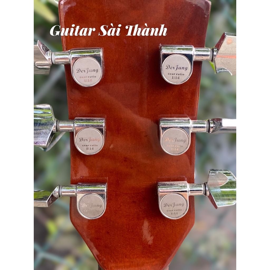 Đàn Guitar Acoustic Full Xà Cừ Thân Đàn Và Miệng Lỗ (Gỗ Điệp Nguyên Tấm) - Mã: AL-X6